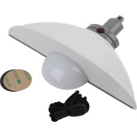 Светодиодный ночник-светильник ЭРА NLED-488-1W-MS-W настенный, на батарейках, с пультом белый, Б0051478