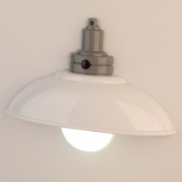 Светодиодный ночник-светильник ЭРА NLED-488-1W-MS-W настенный, на батарейках, с пультом белый, Б0051478