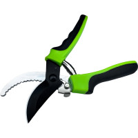 Секатор vertextools Классик прорезиненные ручки 0040-02