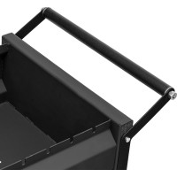 Сварной мангал на колесах PALISAD Camping 662х390х152/805мм, сталь 2 мм, кочерга 69669