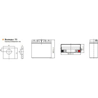 Аккумулятор для ИБП Leoch DJW12-18 12В, 18 Ач УТ-00000619