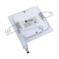 Светильник Nord-Yada LED panel 3W 220V 4200K (квадратная панель 75х75мм) 170lm 905929