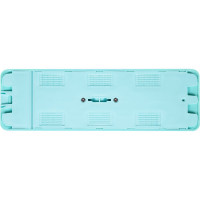 Швабра LAIMA с отжимом и двухкамерным ведром, 3 насадки из микрофибры, 7 литров, COMPACT MOP, 607389