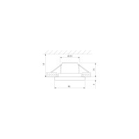 Встраиваемый светильник Elektrostandard - 15270 LED 3W белый a056024