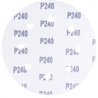 Круг шлифовальный (5 шт; 180 мм; P240; 8 отверстий) АЯ-ТЕХ 4673729815093