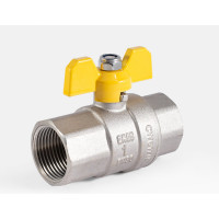 Шаровой кран для газа PROFACTOR PF GAS ручка бабочка, в/в 1 дюйм PF GBV 335