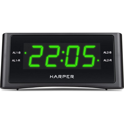 Harper Радиобудильник HCLK-1006 green led H00002208