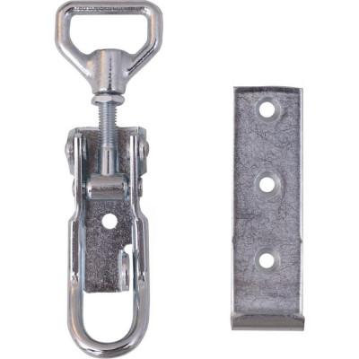 Замок для ящика VORMANN с регулирующим винтом, с прямой ответной частью 125/145х47 мм, оцинкованный 01205000/8030