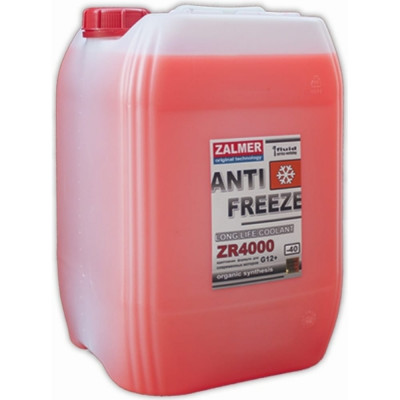 ZALMER Антифриз Antifreeze ZR4000 LLC G12+ красный -40С 20кг нетто ZR40R020