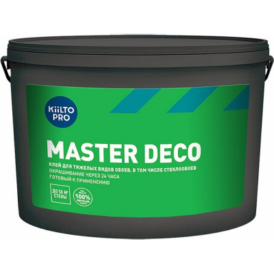 Готовый клей для стеклообоев KIILTO MASTER DECO T6508.312K