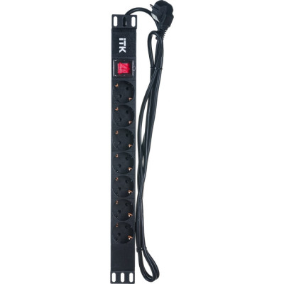 Блок розеток ITK ITK PDU PH12-7D1-P