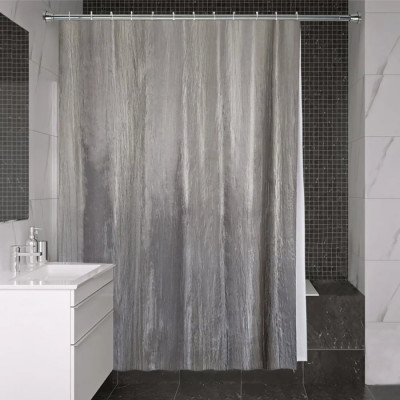 Bath Plus Штора в ванную двухслойная Органза 180х200 серый NO WSV 030