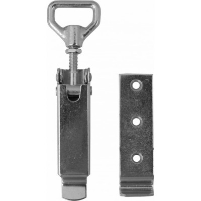 Замок для ящика VORMANN с регулирующим винтом, с выгнутой ответной частью 153/170х47 мм, оцинкованный 01207000/9030