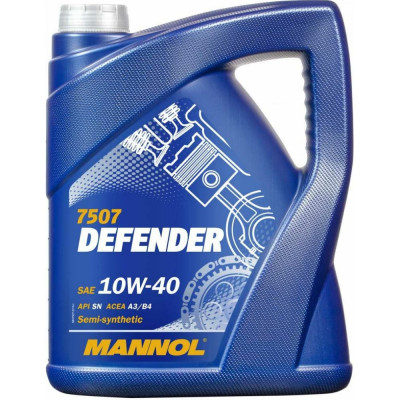 MANNOL DEFENDER 10W40 5 л. Полусинтетическое моторное масло 10W-40 75075