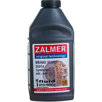 ZALMER ZALMER Тормозная жидкость ДОТ4 BRAKE FLUID DOT4 modified 4000 +260C FZ400455