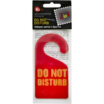 Подвесной ароматизатор RED DO NOT DISTURB R2302