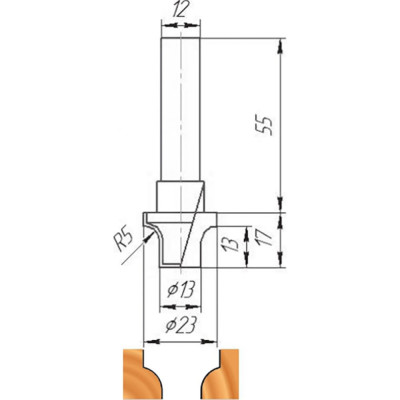 Фреза МебельДрев ФК 0270 4627198884975