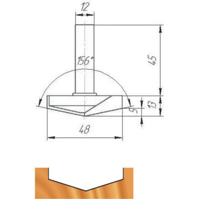 Фреза МебельДрев ФК 1156 4627198886696