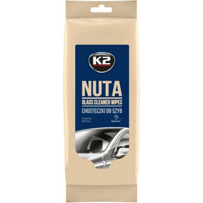 K2 Салфетки влажные для стекол NUTA 20х18см 24шт. , K500