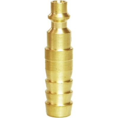 TITAN LOCK 1/4in, БРС серия D, ISO 6150 B,ниппель, хвост под рукав, латунь TL2DMH-B