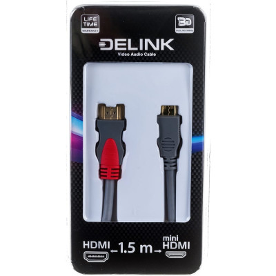 delink Шнур HDMI-mini HDMI 1,5м 13051