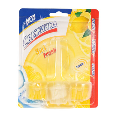 Свежинка Освежитель - Блистер WC 3 in 1 Fresh Lemon 40 гр 3024