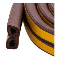 Резиновый уплотнитель СИБРТЕХ (6 м; профиль D; коричневый) 88916