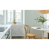 Экран для радиатора Стильный Дом Цветы 60x60 см, белый v547251