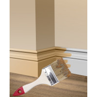 Плинтус МДФ белый окрашенный Стильный Дом Р003-16-090 v530170