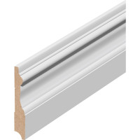 Плинтус МДФ белый окрашенный Стильный Дом 4 шт Р005-16-120 v530187