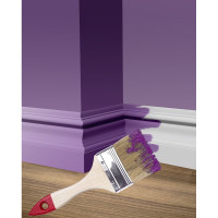 Плинтус МДФ белый окрашенный Стильный Дом 4 шт Р005-16-120 v530187