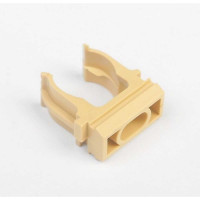 Крепеж-клипса для труб Урал ПАК под светлое дерево, d20 мм, 10 шт. АТ-80120-010