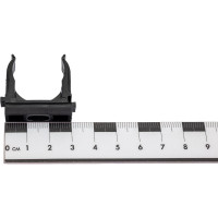 Крепеж-клипса для труб Урал ПАК черная, d25 мм, 10 шт. АТ-30125-010