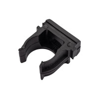 Крепеж-клипса для труб Урал ПАК черная, d16 мм, 100 шт. АТ-30116-100