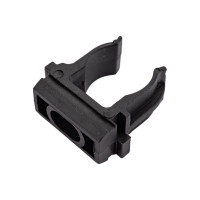 Крепеж-клипса для труб Урал ПАК черная, d16 мм, 100 шт. АТ-30116-100