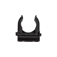 Крепеж-клипса для труб Урал ПАК черная, d16 мм, 100 шт. АТ-30116-100