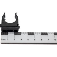 Крепеж-клипса для труб Урал ПАК черная, d20 мм, 10 шт. АТ-30120-010