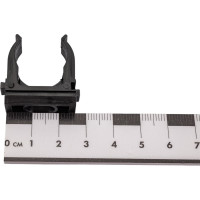 Крепеж-клипса для труб Урал ПАК черная, d20 мм, 100 шт. АТ-30120-100