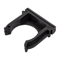 Крепеж-клипса для труб Урал ПАК черная, d32 мм, 50 шт. АТ-30132-050