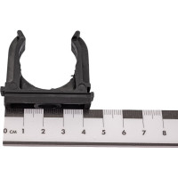 Крепеж-клипса для труб Урал ПАК черная, d32 мм, 50 шт. АТ-30132-050