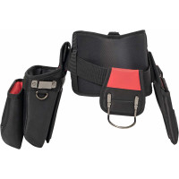 Пояс монтажника EKF с 3 сумками и разгрузочными ремнями C-15