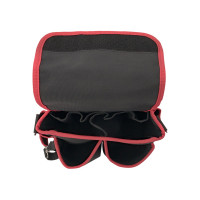 Поясная сумка монтажника EKF с крышкой и ремнем Professional C-14