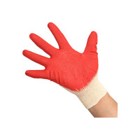 Рабочие перчатки EKF Master ЗАЩИТА с одинарным латексным обливом, 9 размер pe13lt-9-mas