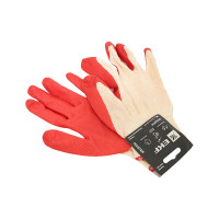 Рабочие перчатки EKF Master ЗАЩИТА с одинарным латексным обливом, 9 размер pe13lt-9-mas