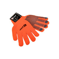 Рабочие утепленные перчатки EKF Professional точка, зима, с ПВХ-покрытием, 7 класс, 9 размер pe7ac-9-pro