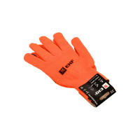 Рабочие утепленные перчатки EKF Professional точка, зима, с ПВХ-покрытием, 7 класс, 9 размер pe7ac-9-pro