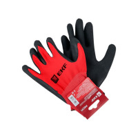 Рабочие перчатки EKF Expert PROFI с рельефным латексным покрытием, 15 класс, 10 размер pe15nl-10-proxima