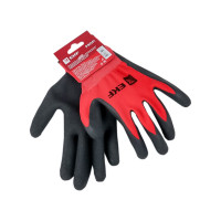 Рабочие перчатки EKF Expert PROFI с рельефным латексным покрытием, 15 класс, 10 размер pe15nl-10-proxima