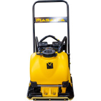 Бензиновая виброплита Masalta Dinking DK168, 6,5 л.с., 83 кг, бак, колеса, рама, коврик, MSR90-2 ВИБ173