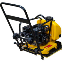 Бензиновая виброплита Masalta Dinking DK168, 6,5 л.с., 83 кг, бак, колеса, рама, коврик, MSR90-2 ВИБ173